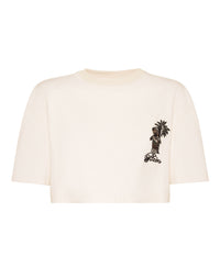 PHILIPP PLEIN Cropped T-shirt Teddy Beach