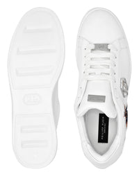 PHILIPP PLEIN Low Top Sneakers Teddy Doorman Men's Genuine Leather Low-Top Sneakers