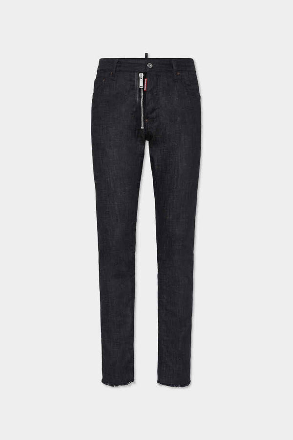 DSQUARED2 BLACK RINSE WASH COOL GUY JEANS