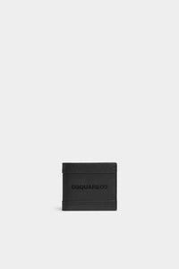 DSQUARED2 DEEP BLACK LEATHER WALLET