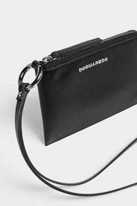 DSQUARED2｜BONDAGE LEATHER POUCH 男款斜背包