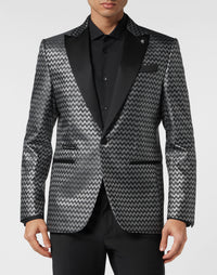 Philipp Plein｜Jacquard Blazer Lord Fit 男款西裝外套