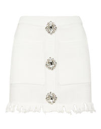 PHILIPP PLEIN Knit Mini Skirt Monogram