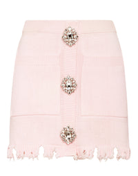 PHILIPP PLEIN Knit Mini Skirt Monogram