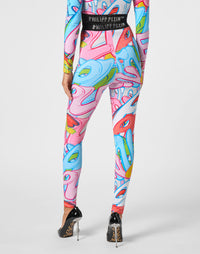 Philipp Plein｜Leggings Bombing Graffiti 女款緊身褲