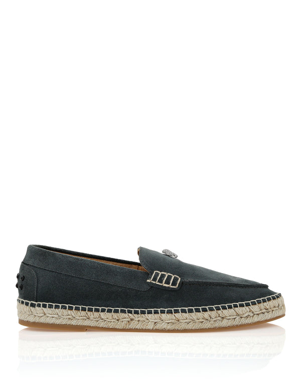 Philipp Plein｜Suede Espadrilles 男款草編鞋