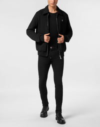 Philipp Plein Jacket Coster 男款全黑夾克穿搭示範 189cm L號