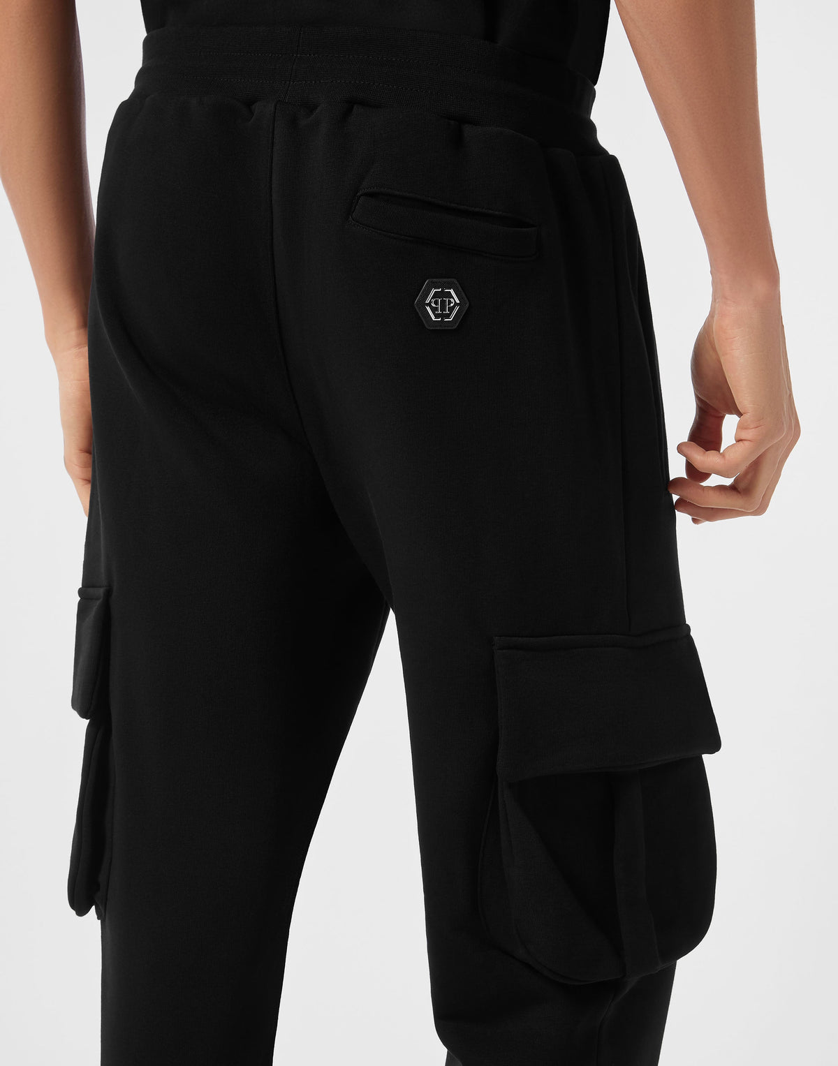 Philipp Plein Jogging Trousers 腰頭抽繩與金屬釦件細節