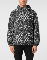 Philipp Plein Nylon Jacket 男款連帽風衣側面版型展示 Fashion