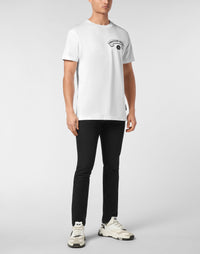 Philipp Plein Gothic Plein 男款白色T恤穿搭示範 189cm L號