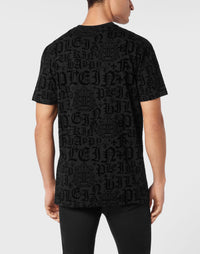 Philipp Plein T-shirt Gothic 滿版印花側面與背面展示