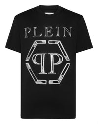 Jersey T-shirt Round Neck SS Strass Hexagon-YC Group|Luxury Fashion