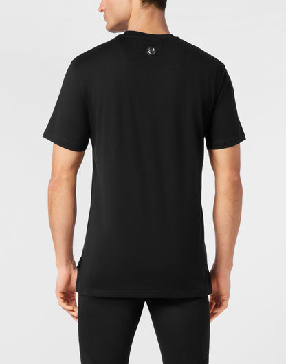 Jersey T-shirt Round Neck SS Strass Hexagon-YC Group|Luxury Fashion