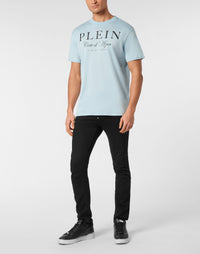 Philipp Plein Club The Course 男款粉藍T恤穿搭示範 189cm L號