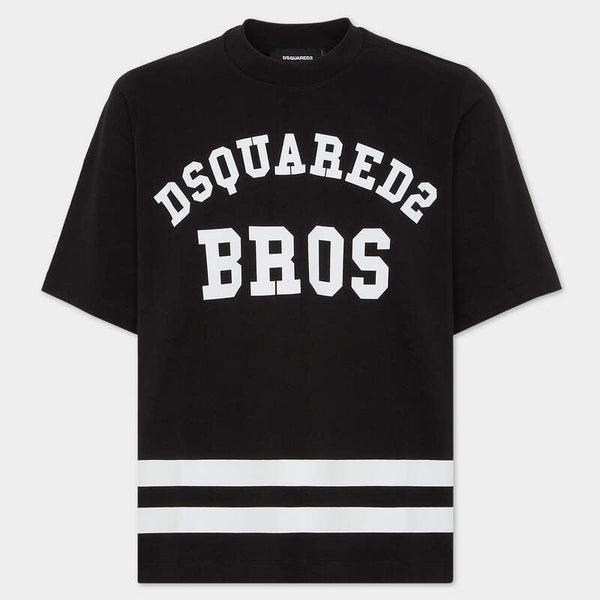 DSQUARED2｜WASH FOOTBALL FIT SHORT SLEEVE T-SHIRT 男款T恤