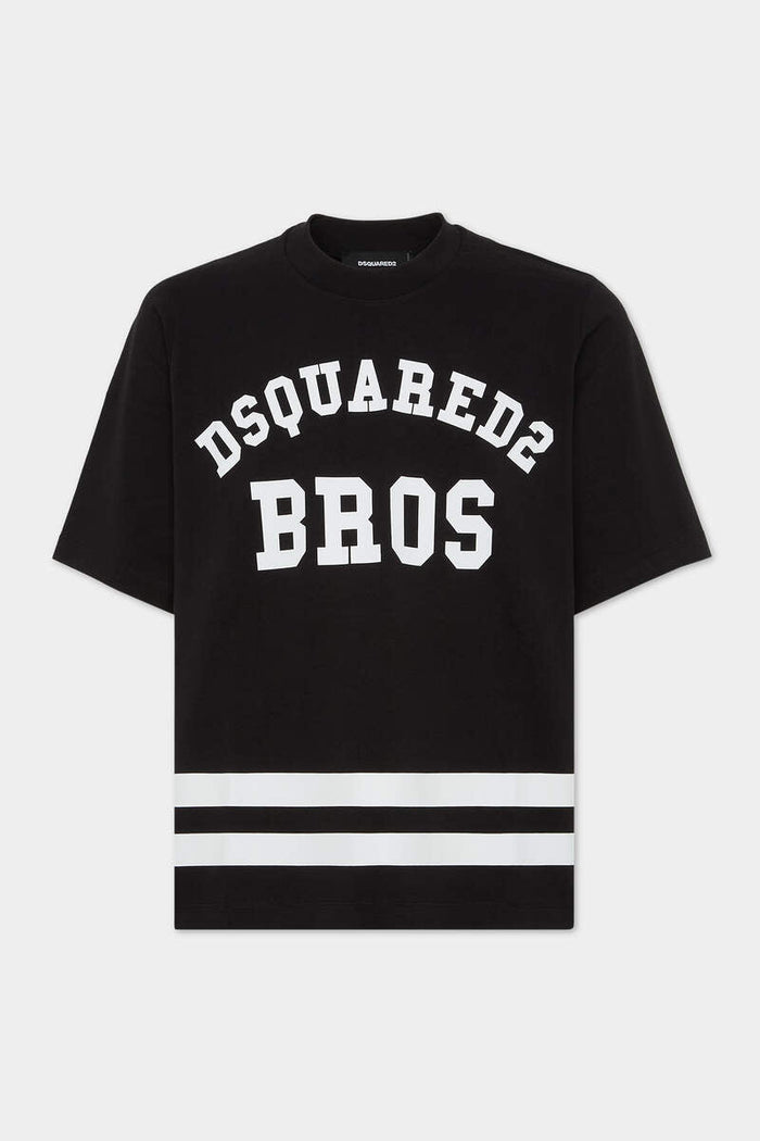 DSQUARED2｜WASH FOOTBALL FIT SHORT SLEEVE T-SHIRT 男款T恤