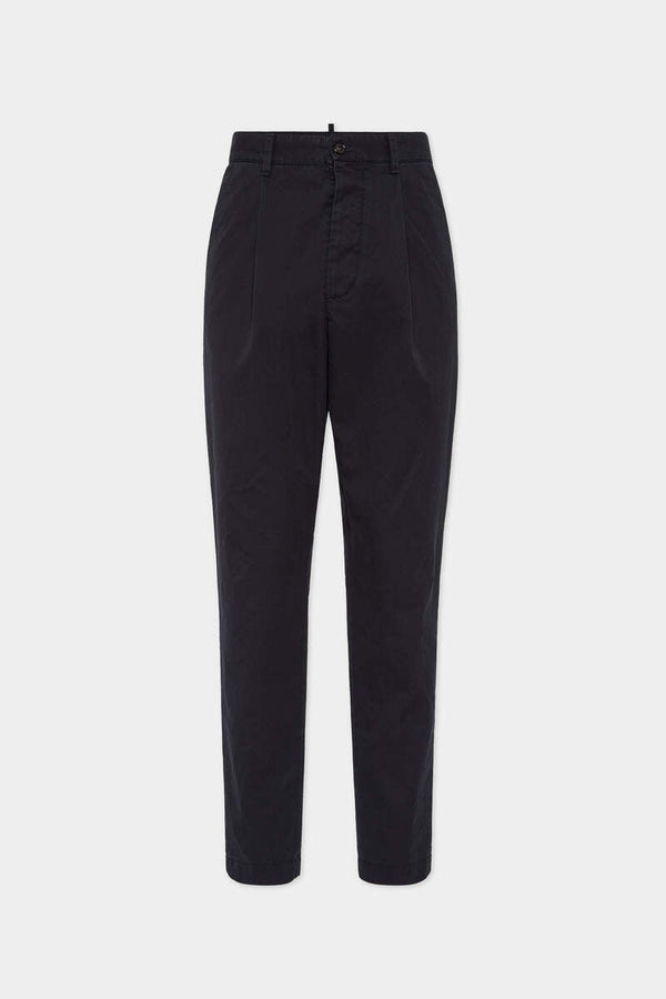DSQUARED2 ONE PLEAT COTTON PANT