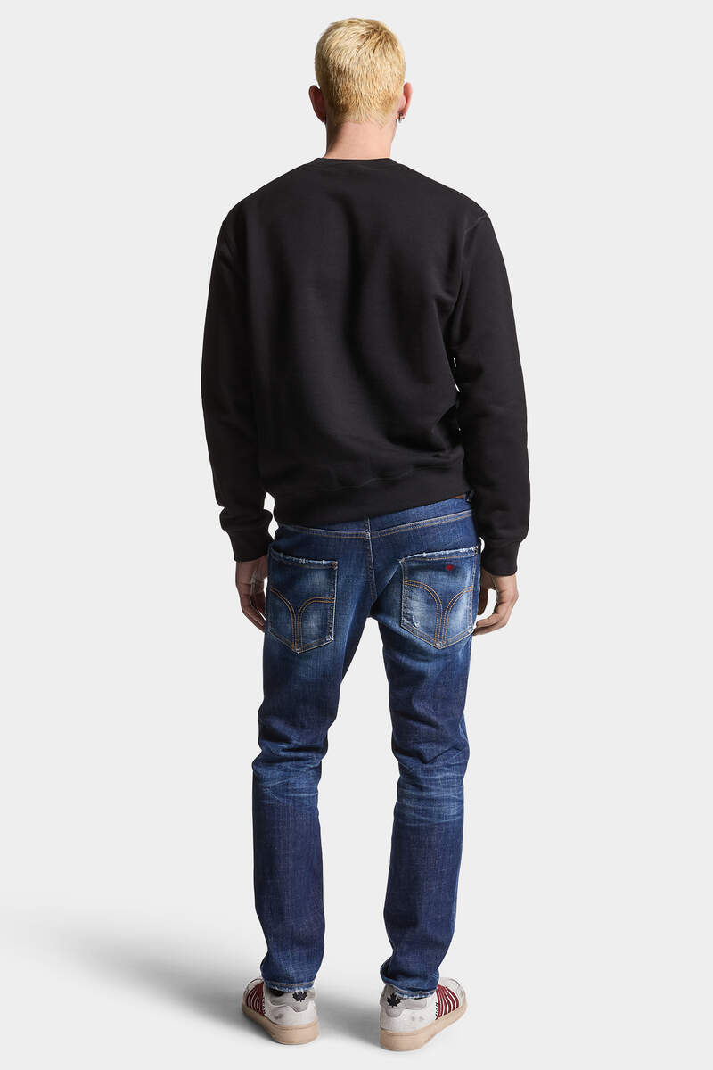 DSQUARED2｜DARK BASIC WASH SKATER JEANS 男款牛仔褲