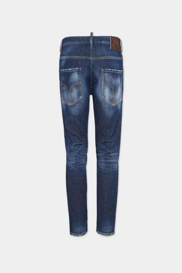 DSQUARED2｜DARK BASIC WASH SKATER JEANS 男款牛仔褲