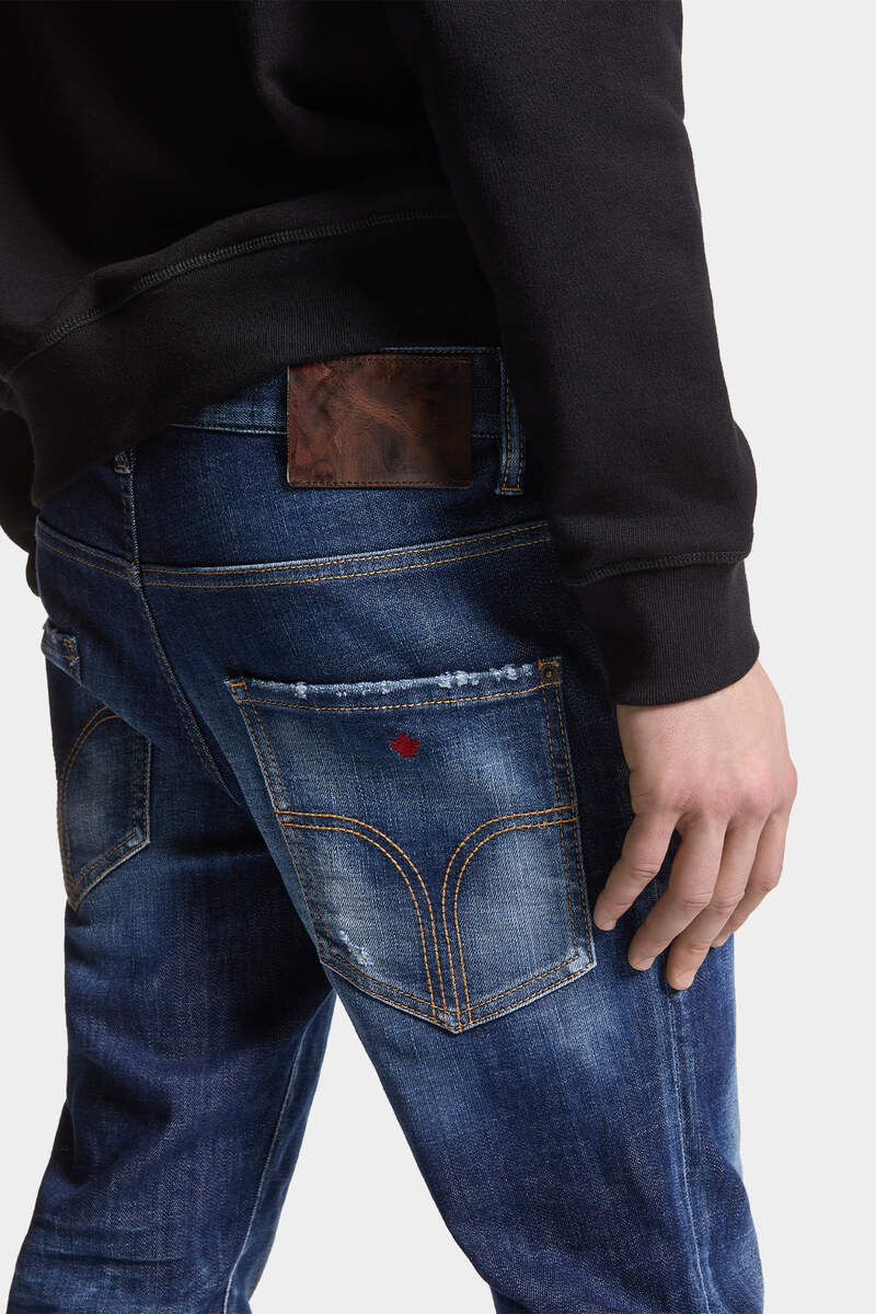 DSQUARED2｜DARK BASIC WASH SKATER JEANS 男款牛仔褲