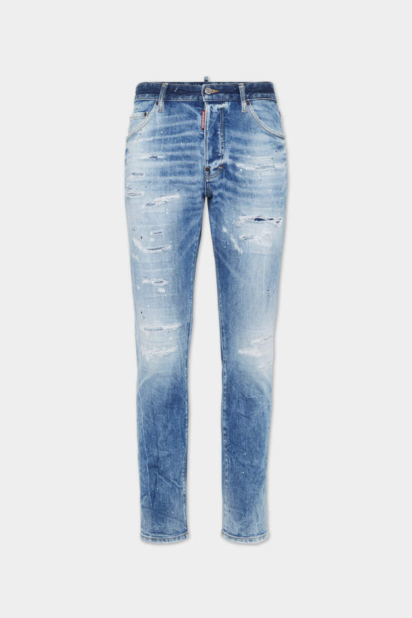 DSQUARED2 LIGHT SCARFACE WASH COOL GUY JEANS