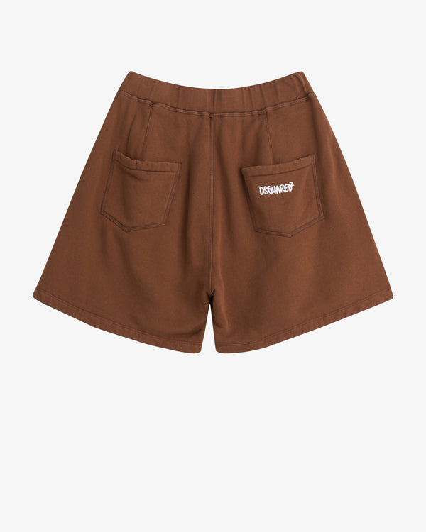 DSQUARED2｜DYED AND DESTROYED LONG ARNOLD SHORTS 男款短褲