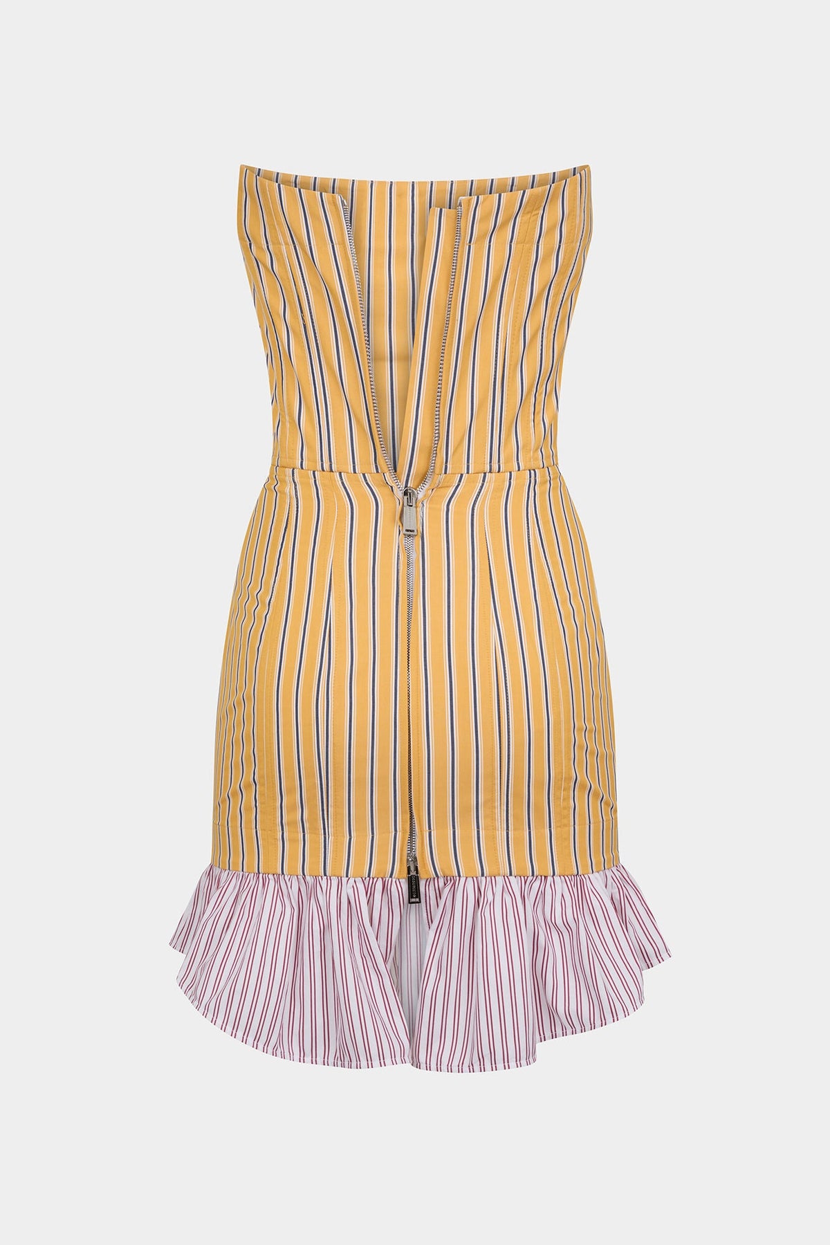 DSQUARED2｜PREPPY STRIPED BUSTIER DRESS 女款連身裙