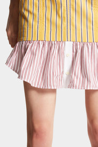 DSQUARED2｜PREPPY STRIPED BUSTIER DRESS 女款連身裙