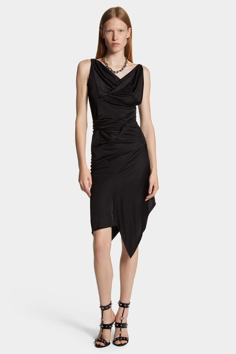 DSQUARED2｜ASYMMETRICAL JERSEY DRESS 女款連身裙