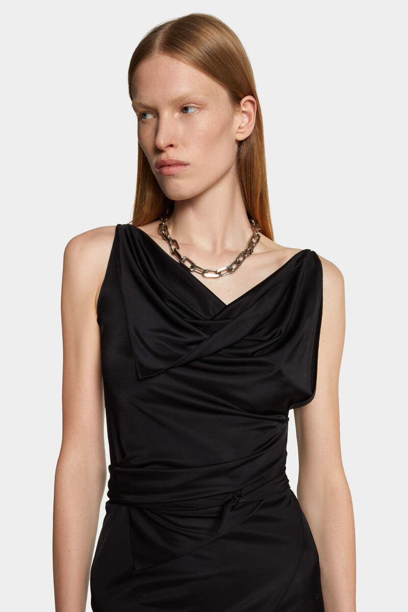 DSQUARED2｜ASYMMETRICAL JERSEY DRESS 女款連身裙