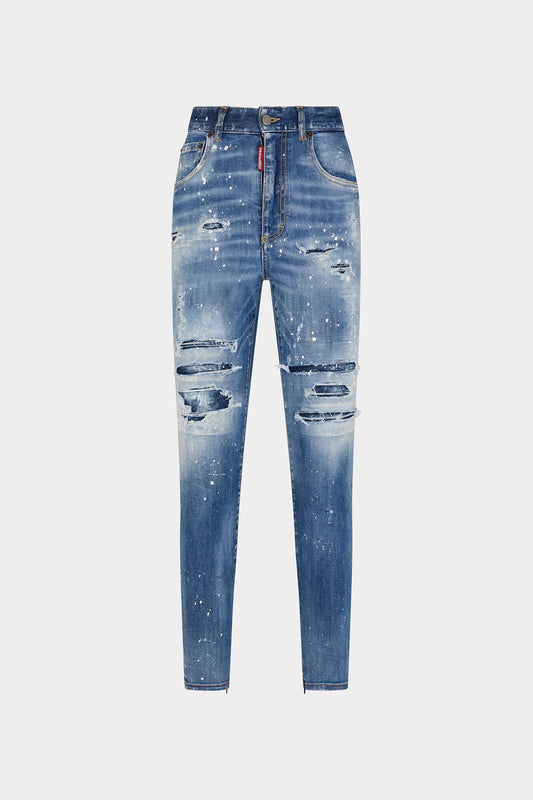 LIGHT MIAMI WASH HIGH WAIST TWIGGY JEAN