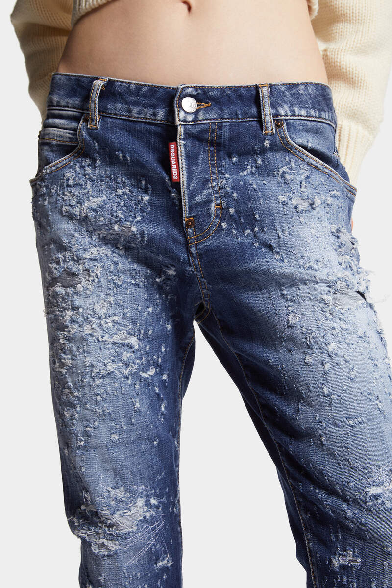 DSQUARED2｜MEDIUM WOOD WORM WASH COOL GIRL JEANS 女款牛仔褲