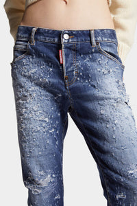 DSQUARED2｜MEDIUM WOOD WORM WASH COOL GIRL JEANS 女款牛仔褲