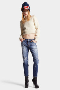 DSQUARED2｜MEDIUM WOOD WORM WASH COOL GIRL JEANS 女款牛仔褲