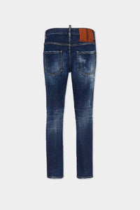 DSQUARED2｜DARK WHITE LINE WASH COOL GIRL JEANS 女款牛仔褲
