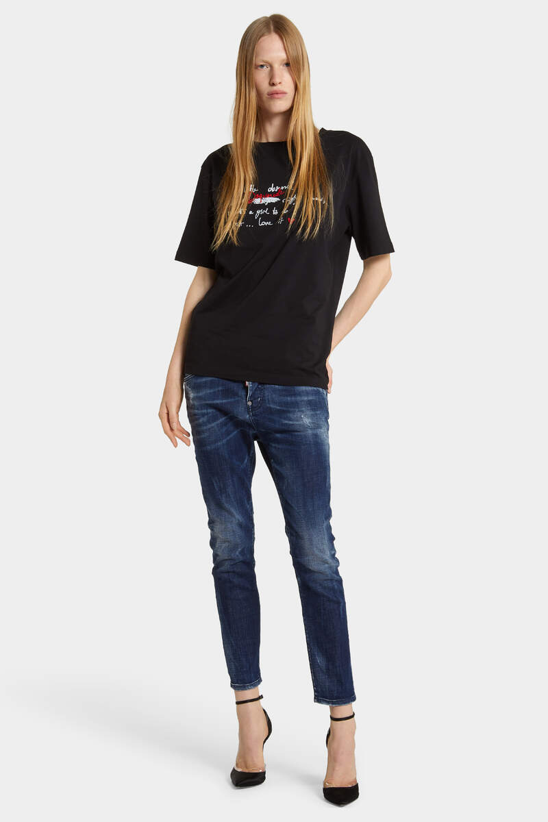 DSQUARED2｜DARK MILKY WAY WASH COOL GIRL JEANS 女款牛仔褲