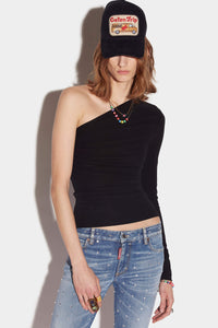 DSQUARED2｜Camping Crew One Shoulder Top 女款針織衫