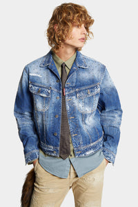 DSQUARED2｜MEDIUM EVERYTHING WASH JEAN JACKET 男款牛仔外套