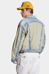 DSQUARED2｜SUPER RIPPED MIXED JACKET 男款外套