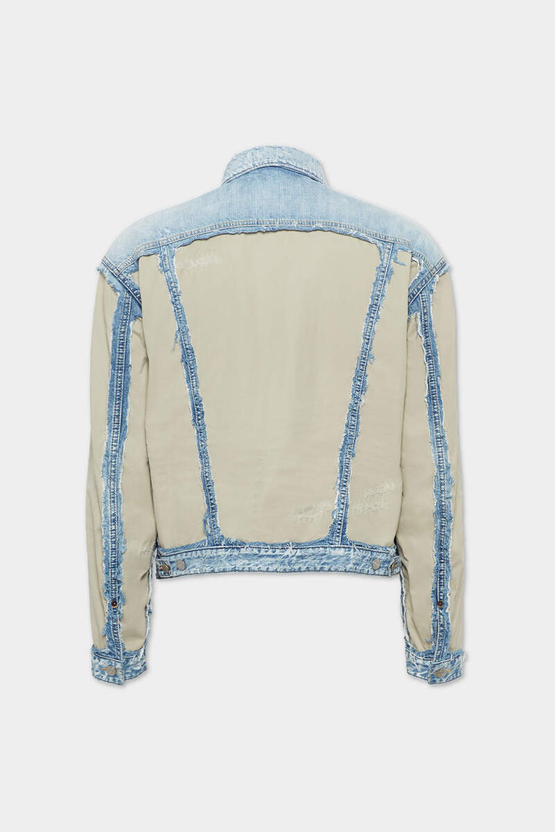 DSQUARED2｜SUPER RIPPED MIXED JACKET 男款外套