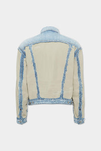 DSQUARED2｜SUPER RIPPED MIXED JACKET 男款外套
