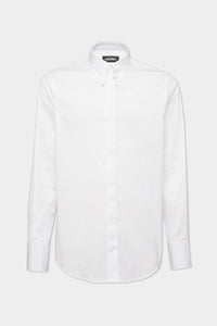 DSQUARED2 EASY SLIM PIN COLLAR SHIRT