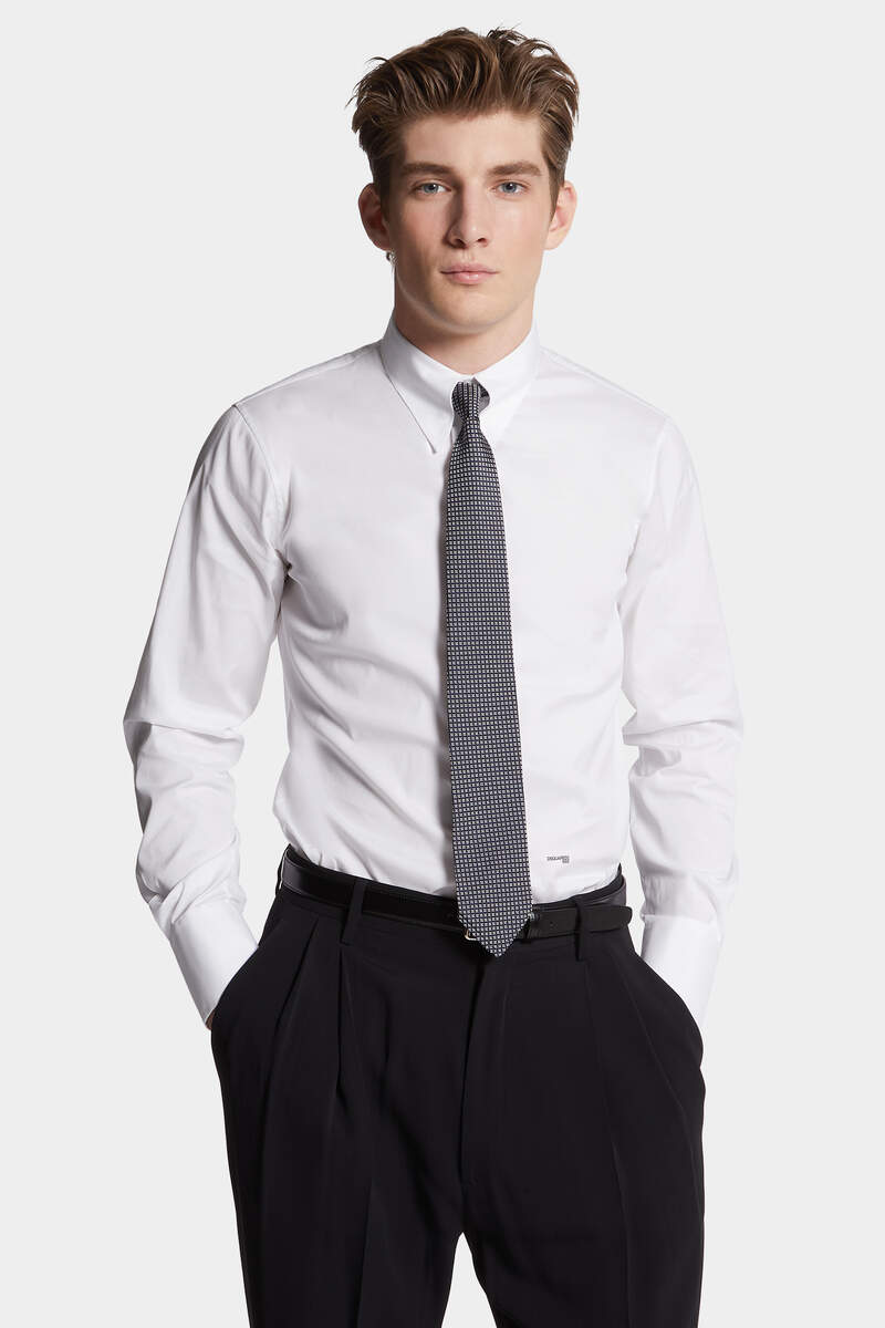 DSQUARED2｜EASY SLIM PIN COLLAR SHIRT 男款襯衫
