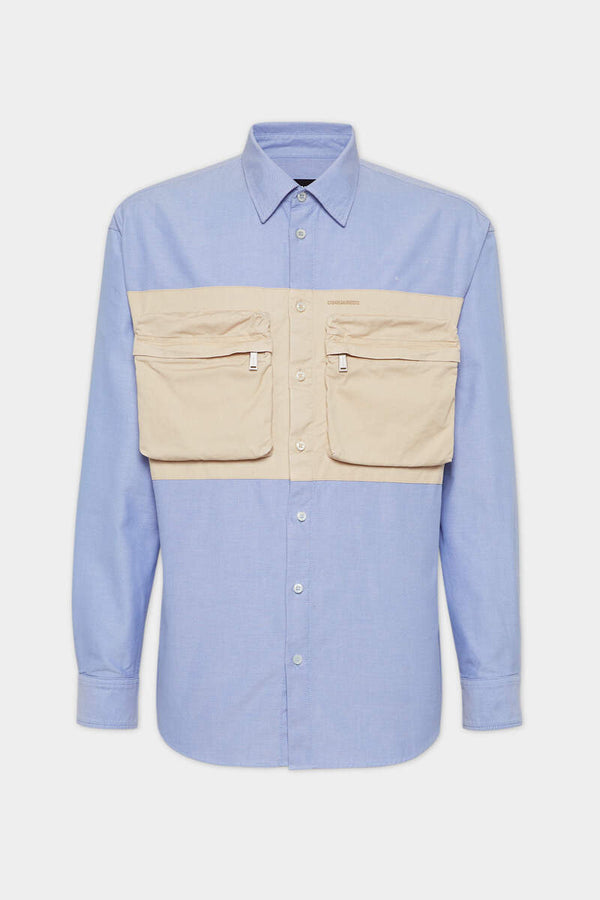 DSQUARED2 D2 ADVENTURE DROPPED SHOULDER SHIRT