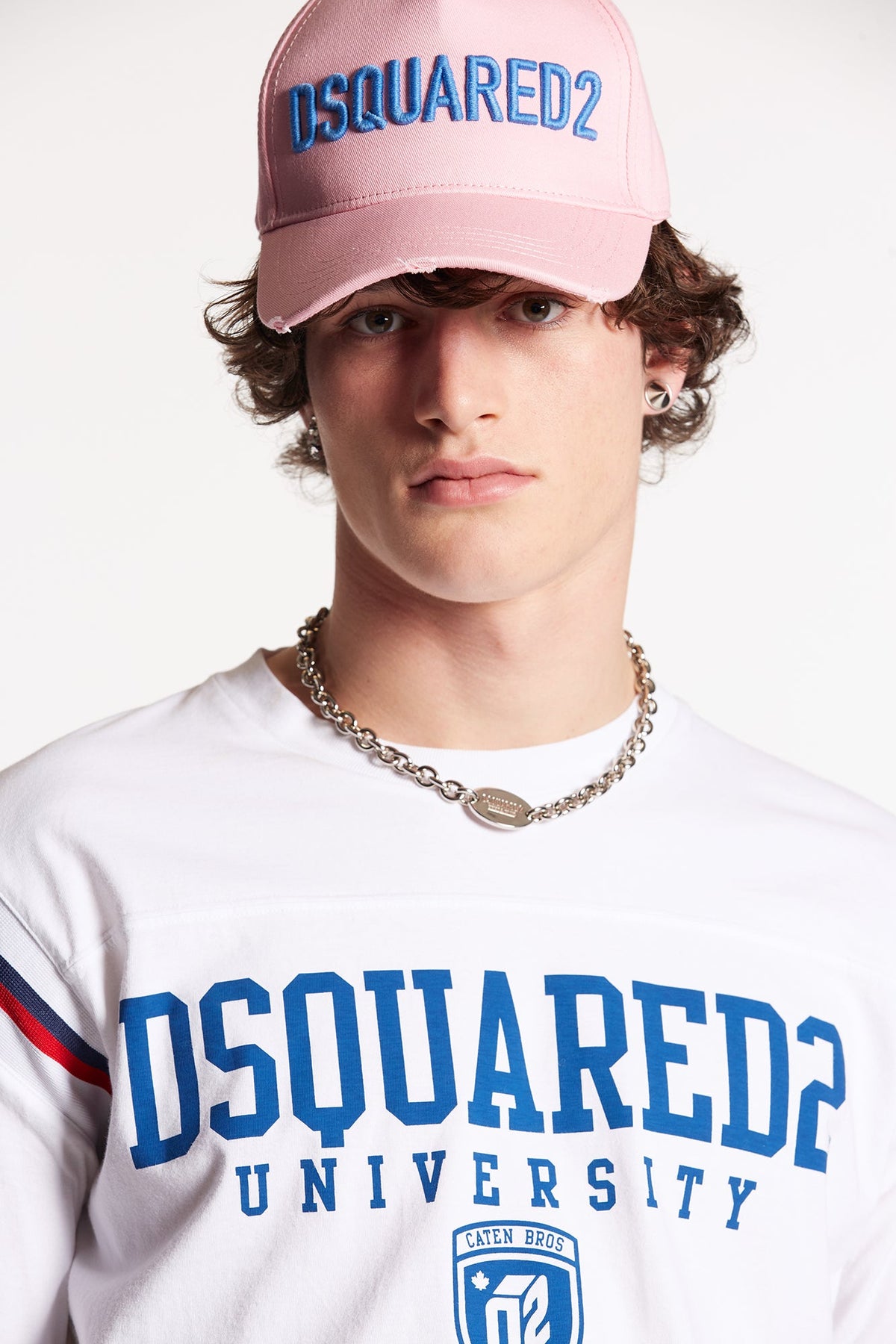 DSQUARED2｜UNIVERSITY VARSITY T-SHIRT 男款T恤