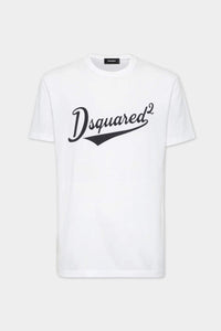 DSQUARED2 COOL FIT VELVET LOGO T-SHIRT