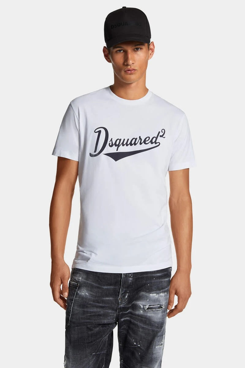 DSQUARED2｜COOL FIT VELVET LOGO T-SHIRT 男款T恤