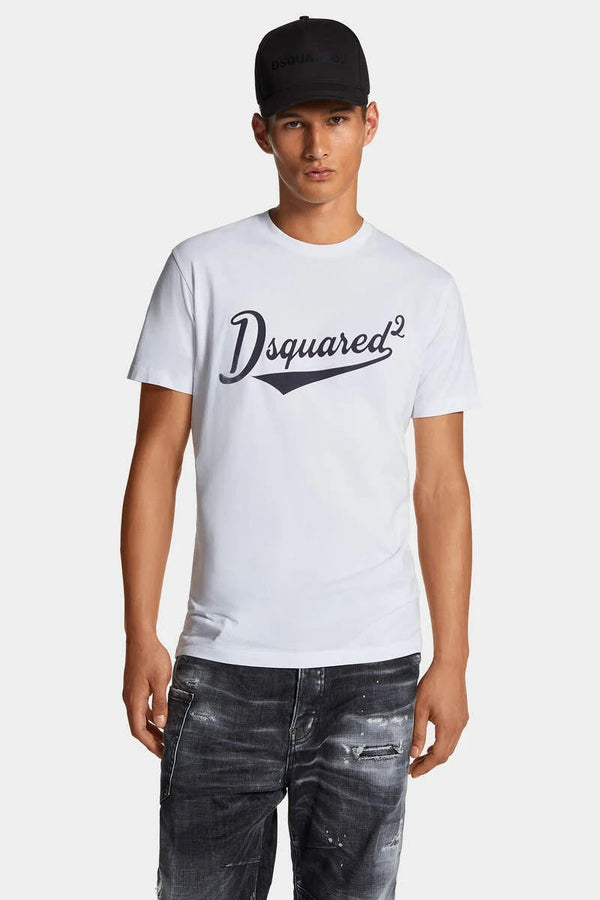DSQUARED2｜COOL FIT VELVET LOGO T-SHIRT 男款T恤