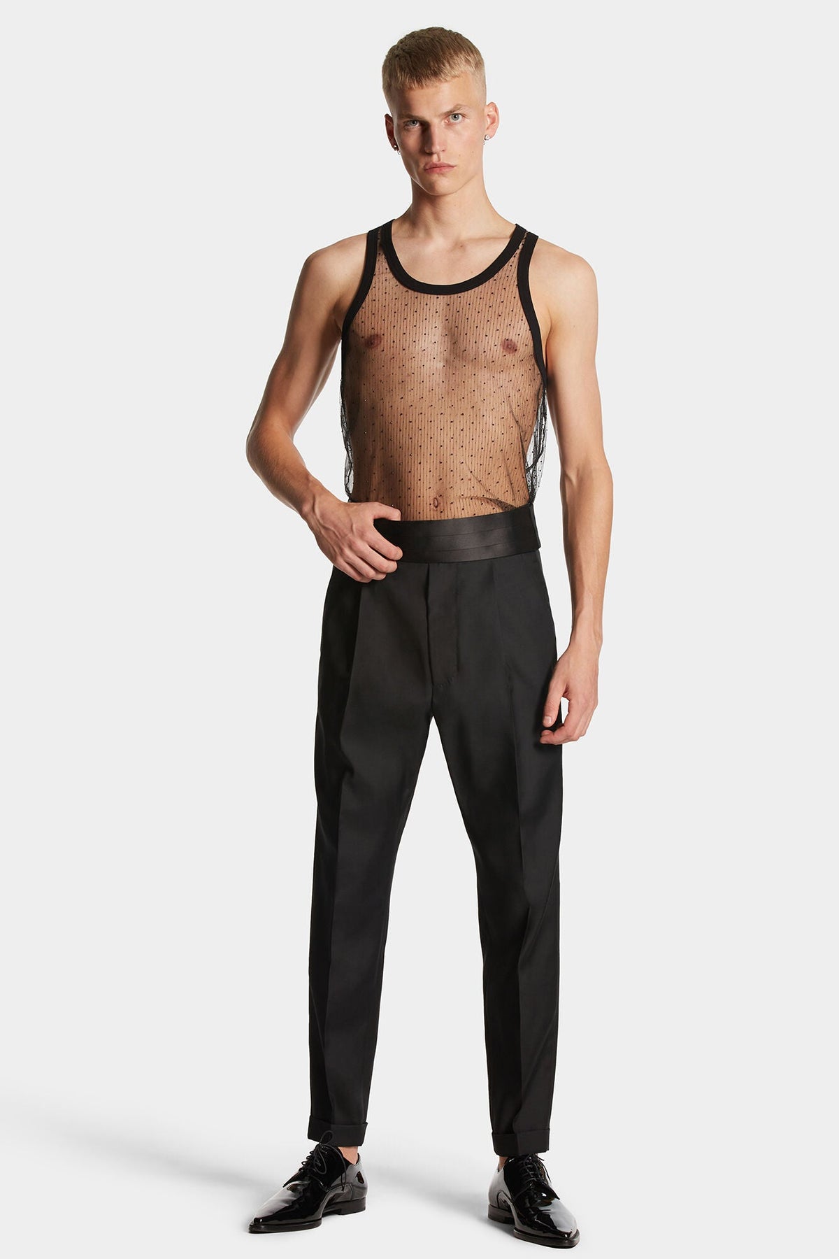 DSQUARED2｜TUXEDO ONE PLEAT PANTS 男款長褲
