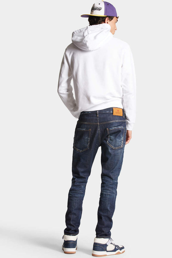 DSQUARED2｜DARK CLEAN WASH SKATER JEANS 男款牛仔褲